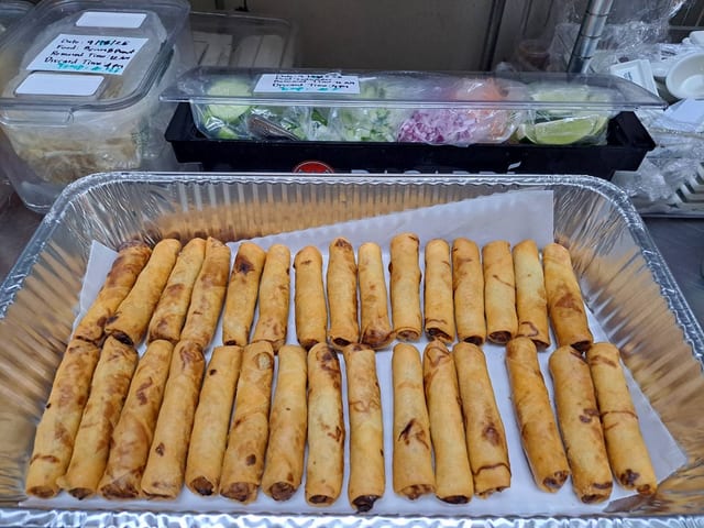 Thai Spring Rolls.
